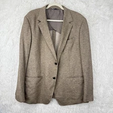 Bonobos Blazer Mens 46S Brown Slim Fit Italian Fortex Cotton Jacket Sport Coat