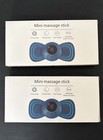 Lot of 2 Portable Mini Electric Massagers - Neck, Back, Body, Muscle Stimulator