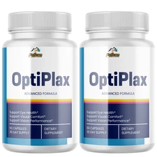 Optiplax- Eye Health Dietary Supplement- Vision Support with Lutein- 2 Bottles
