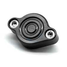 TM Designworks Brake Block Off Plate (Black) for Yamaha Raptor 250