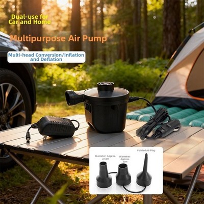12V Auto Luftpumpe Quick Fill ABS Material 110-240V Home Outlet 300L/min Airflow