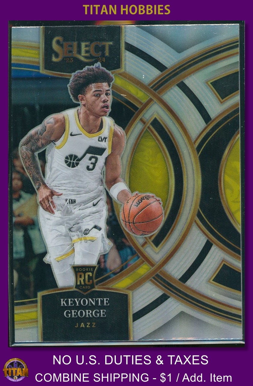 2023-24 Panini Select Premier SILVER Prizm Rookie #109 Keyonte George RC