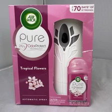 Air Wick Pure Tropical Flowers - Automatic Spray +70Days Extra Refill Included