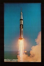 POSTCARD : FLORIDA - KENNEDY SPACE CENTER FL - APOLLO 7 SATURN IB LIFT-OFF