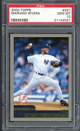 2000 TOPPS #331 MARIANO RIVERA YANKEES PSA 10 GEM MINT 563538 (KYCARDS)