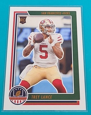 2021 Chronicles Stars and Stripes RC  #STS-TLA Trey Lance  Football Card Q5