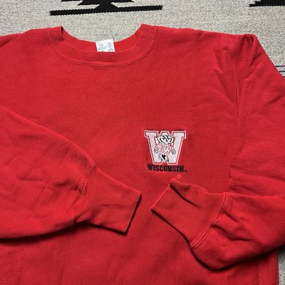 Vintage 90s Champion Wisconsin Badgers Reverse Weave Sweatshirt 
