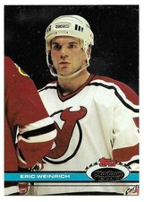 ERIC WEINRICH 1991-92 STADIUM CLUB CARD NEAR MINT+ CONDITION