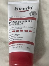 Eucerin Body Eczema Relief Body Cream, 5 oz Tube Oatmeal New no box