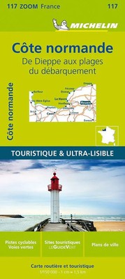 Normandy Coast - Zoom Map 117 | Straßen- und Tourismuskarte 1:150.000 | 1 S.