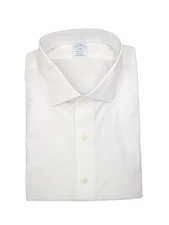 Brooks Brothers Regular Non-Iron All Cotton 18-36/37 English Collar White