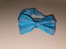 Mens Classic Blue Bow Tuxedo Pre Tied Formal Tux Shirt