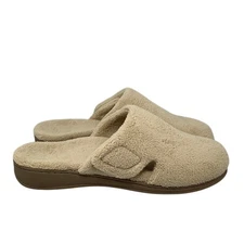 Vionic Womens 10 Tan Indulge Gemma Soft Mule Slippers Orthotic Comfort P2-74