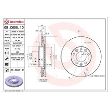 2x Bremsscheibe vorne für Opel Astra L OV5 Combo K9 | 26220424