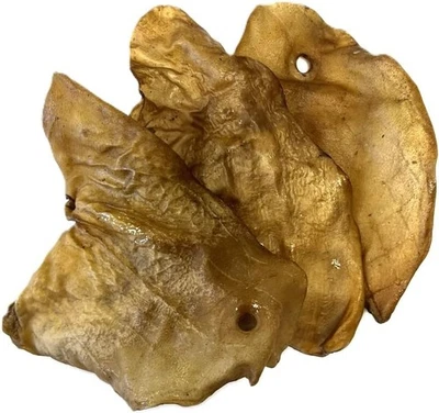 MALTBYS' STORES 1904 LIMITED Standard Pigs Ears (Pack of 50) (Mixed Sizes) Natural Dog Treats Chews Maltbys'