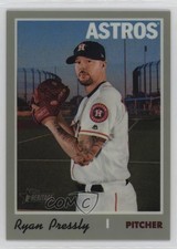 2019 Topps Heritage High Number Chrome Refractor 1/570 Ryan Pressly 06gz