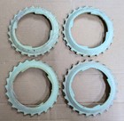26 Pc Vintage Lustran Various Sizes Plastic Planter Plates And Adapters  — photo 9