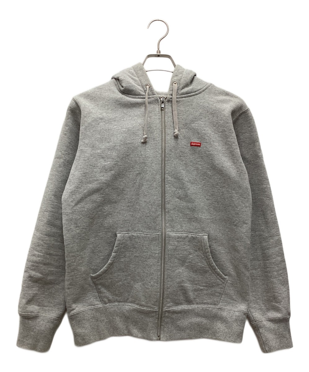 SUPREME zip hoodie small box logo Size: S Gray Men | eBay