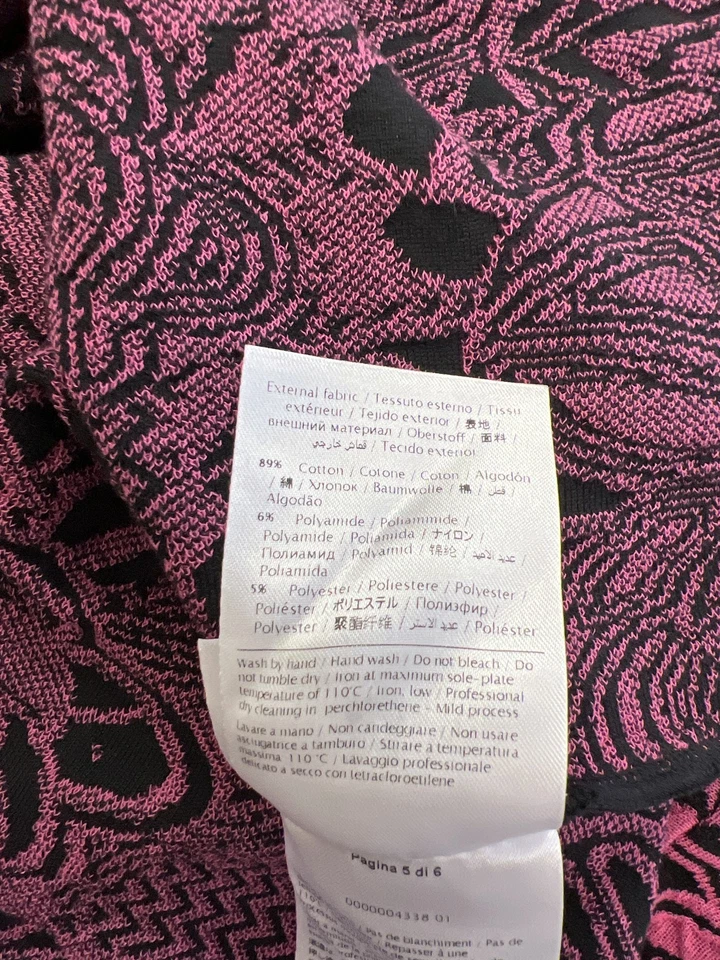 Vestido Missoni para mujer rosa/negro floral tejido elástico sin mangas - 46/US 10 Foto 4 de 4