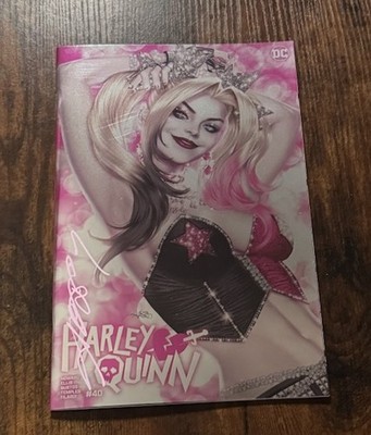 Harley Quinn #40 Signed By Ariel Diaz Foil Exclusive DC Comics w/ COA 394/800