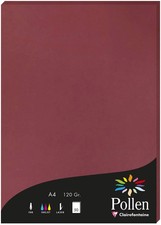 Pollen by Clairefontaine Papier DIN A4, bordeaux 1 bis 20 Stk Spare bis 55%