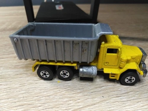 Vintage 1979 1981 Hot Wheels Extras Diecast Yellow Peterbilt Dump Truck
