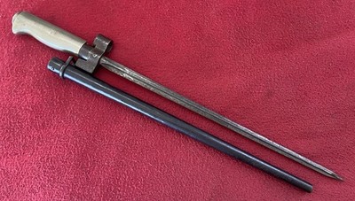 VINTAGE M1886 /93/15 FRENCH LEBEL BAYONET ''ROSALIE'' WITH SCABBARD