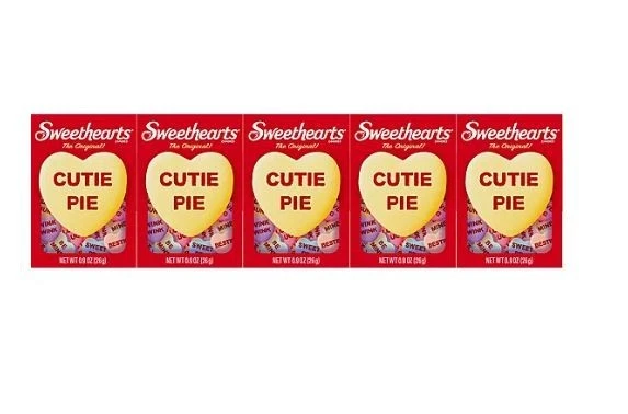 その他 CUTIE BOX cutiepie 5-Pack) Sweethearts The Original Cutie Pie CONVERSATION HEARTS