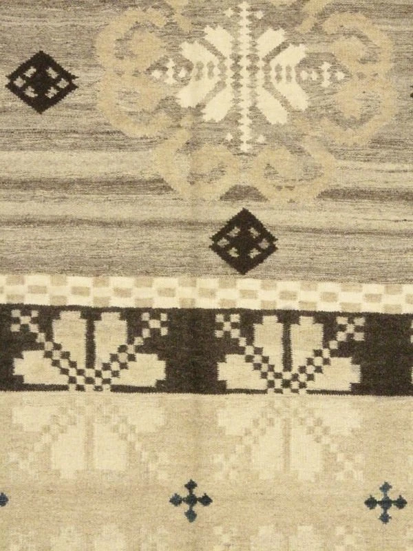 Traditional Vintage Hand Woven Oriental Carpet 5'7" x 7'10" Wool Kilim Area Rug - Image 3 of 4