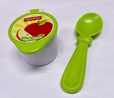 Fisher Price Tikes Play Food Fun APPLE SAUCE - SPOON RARE BRAND NEW FPR-APLSN