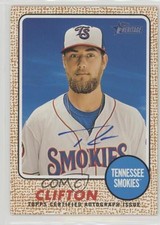 2017 Topps Heritage Minor League Edition Real One 5/15 Trevor Clifton Auto 1b3