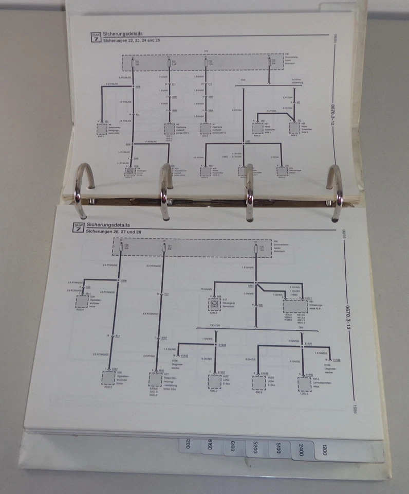 Manual de Taller Eléctrico/Diagramas de Cableado BMW 7er E32 730 , 735 , 750i/L - Imagen 3 de 3