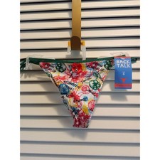 Back Talk Christmas theme ornament text words g-string thong women's sz 6 Medium