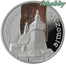 Poland 2006 silver 20 zl Kościół w Haczowie Church in Haczow Religion