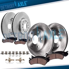 Front and Rear Disc Rotors Brake Pads fits for Toyota Tundra Sequoia Lexus LX600