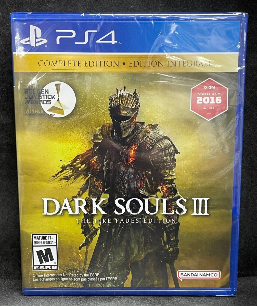 Dark Souls III: The Fire Fades Edition Complete Edition(PlayStation 4)  BRAND NEW