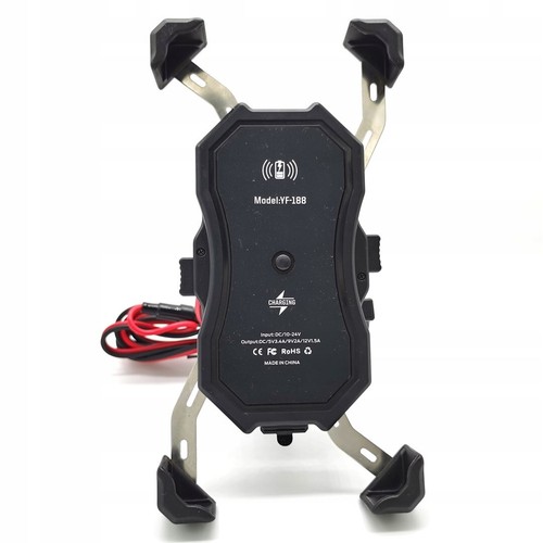 5903815492525 UCHWYT NA TELEFON MOTOCYKLOWY FREEDCONN MC1W Z ŁADOWARKĄ INDUKCYJNĄ Freed - Zdjęcie 3 z 7