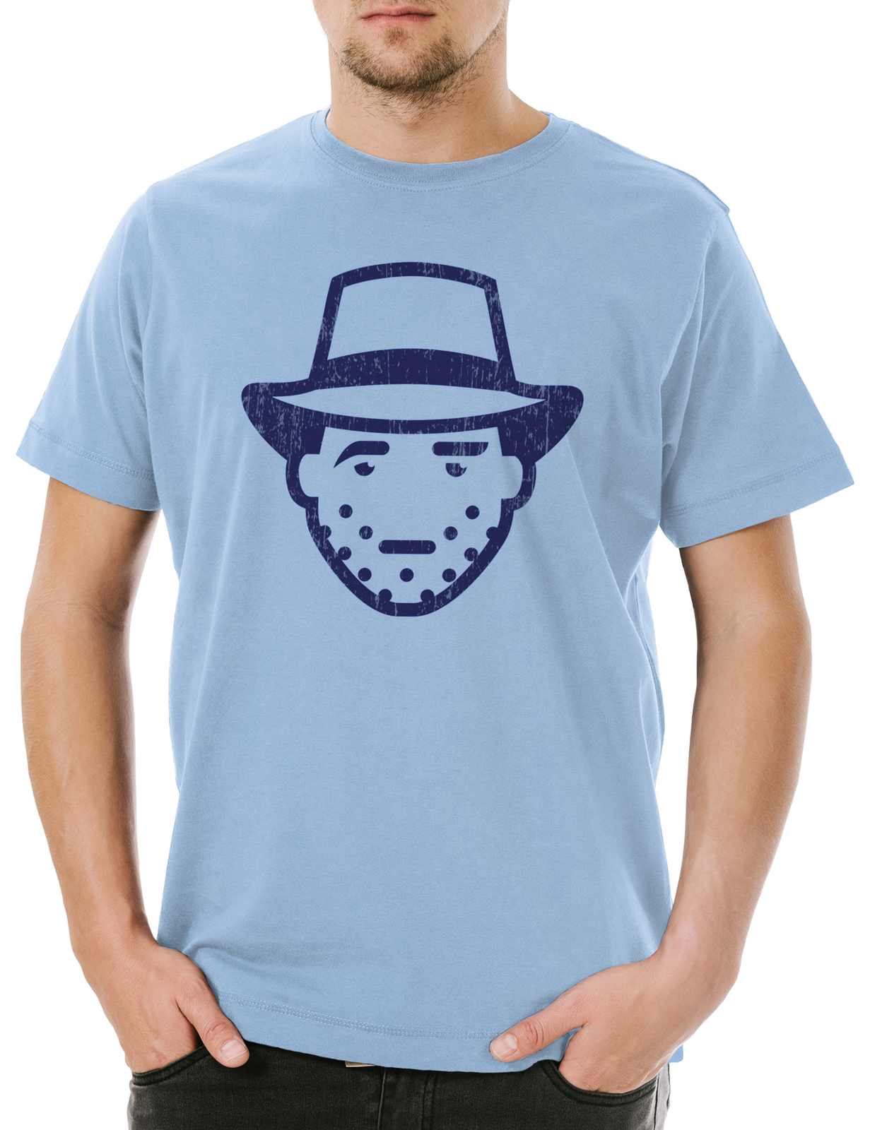 ALTRA T shirt uomo Jones Face Indiana Temple Indy Crusader Knight And The Last