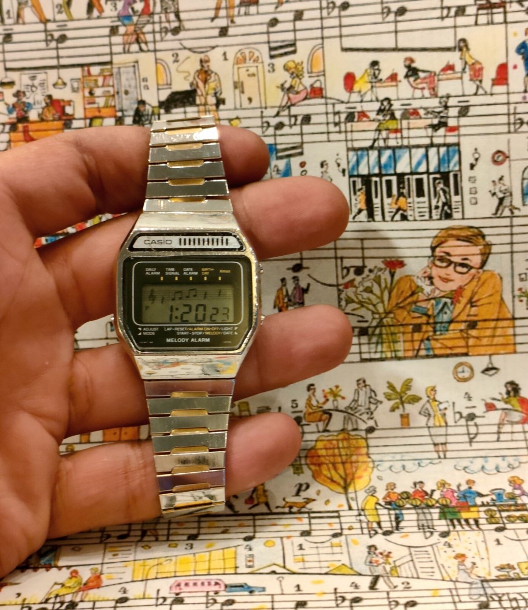 1982 Vintage Unique Casio Multi Melody Alarm Model 82 M-1230