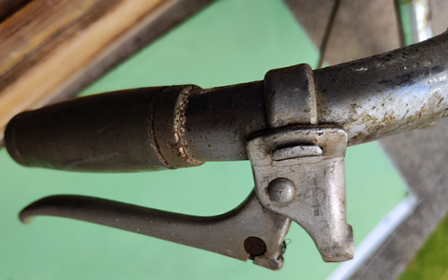 VECCHIO MANUBRIO SPORTIVO ACCIAIO STELO RIMOVIBILE COPPI MARCATO MANUBRIO BICI VINTAGE - Foto 23 di 24
