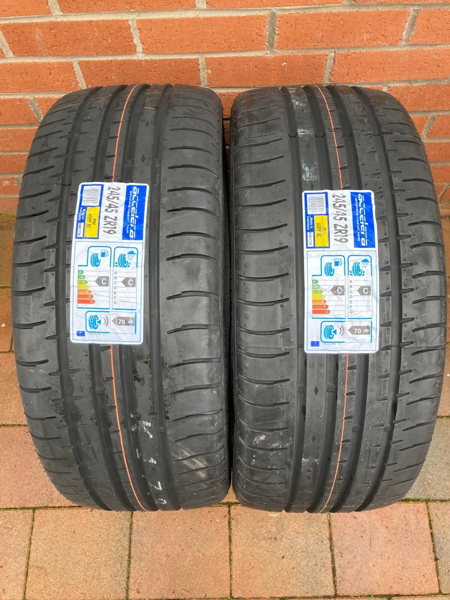 ボイラー 2 x 245/45ZR19 102Y XL ACCELERA TYRES 245 45 19 EXTRA LOAD 245