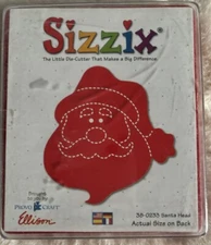 SIZZIX Santa Head Pattern DIE Little Die Cutter  #38-0233 Ellison Scrapbooking