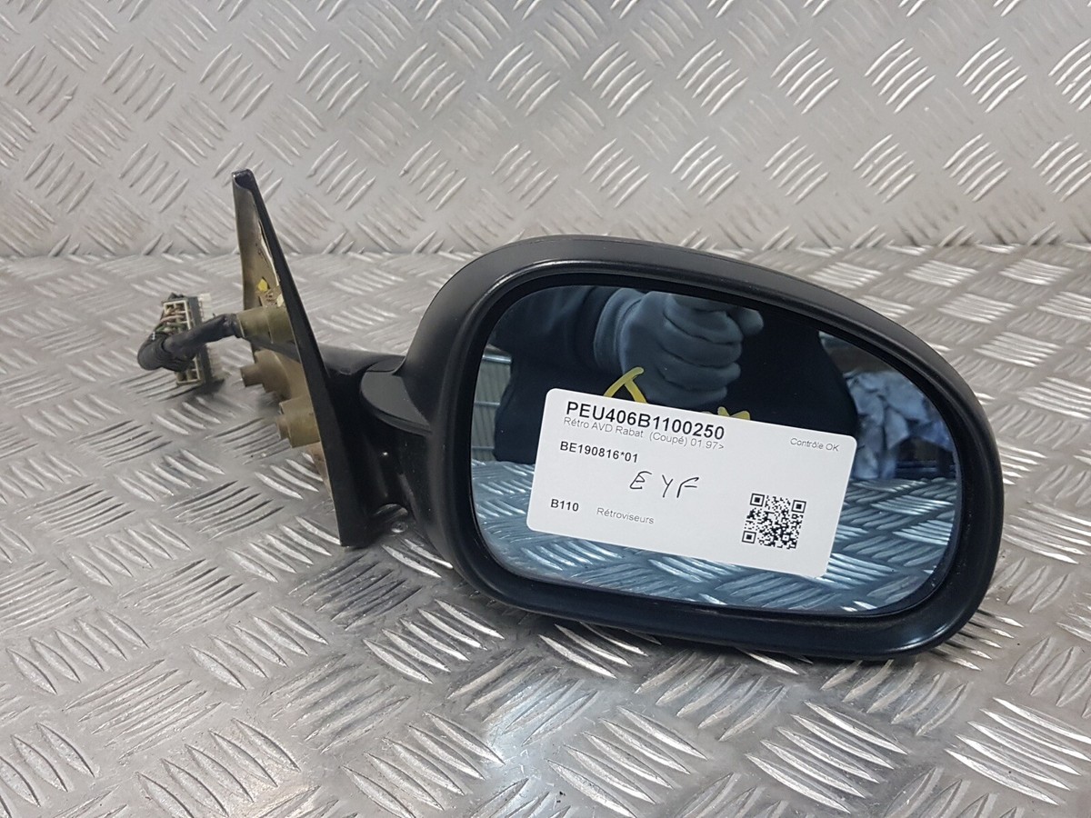 Rétroviseur Droit Passager électrique Rabattable Pour Peugeot 406 Coupé – Occasion