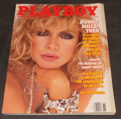 Playboy Magazine Back Issue November 1989 ~ Playmate Renee Tenison Donna Mills
