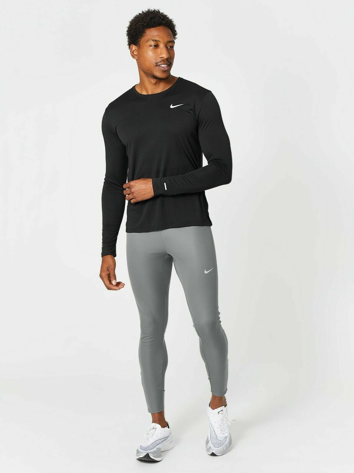 Nike Storm-fit Phenom Elite Stretched Leggings in Black for Men