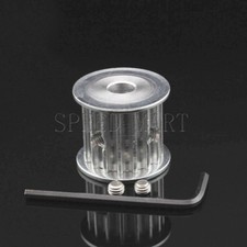 5M HTD5M Aluminum Timing Belt Pulley 16 Teeth 6.35mm Bore 21mm width Stepper Mot