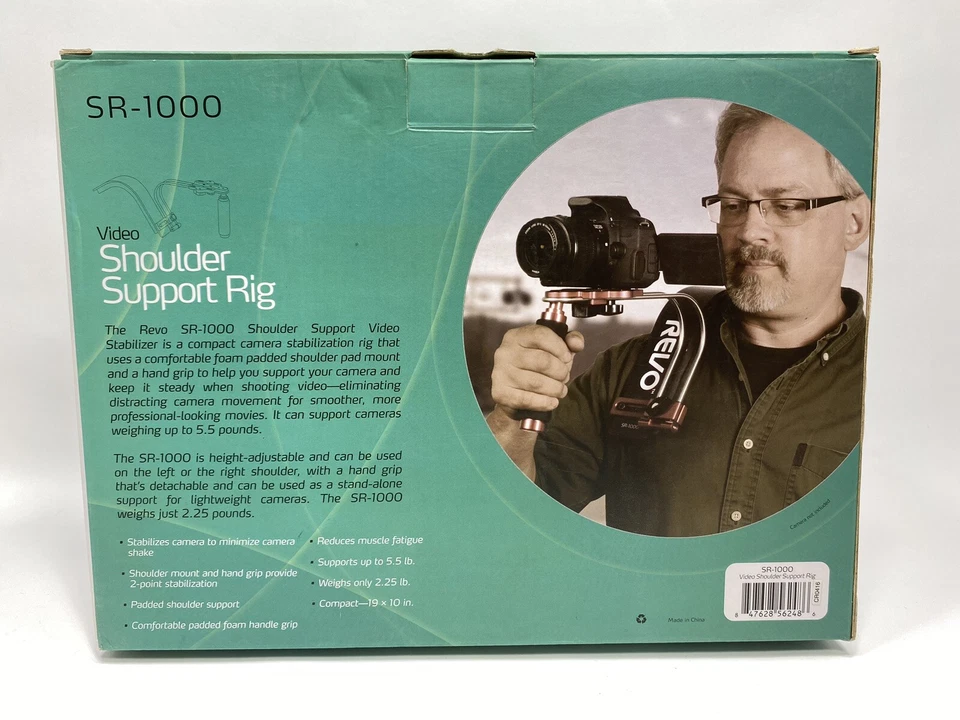 Revo SR-1000 Video Shoulder Support Rig-Support Strap-CounterWeight NEW NOS - Image 3 of 4
