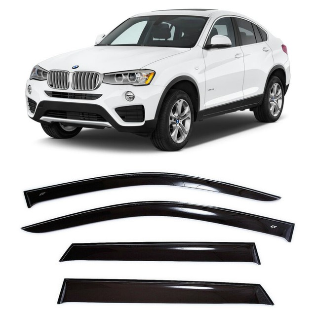 For BMW X4 (F26) 20142017 Window Visors Side Sun Rain Guard Vent Deflectors eBay