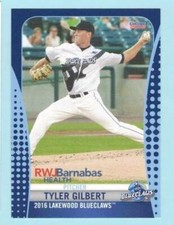 2016 TYLER GILBERT LAKEWOOD BLUECLAW TEAM SET COMPLETE NEW RARE STADIUM GIVEAWAY