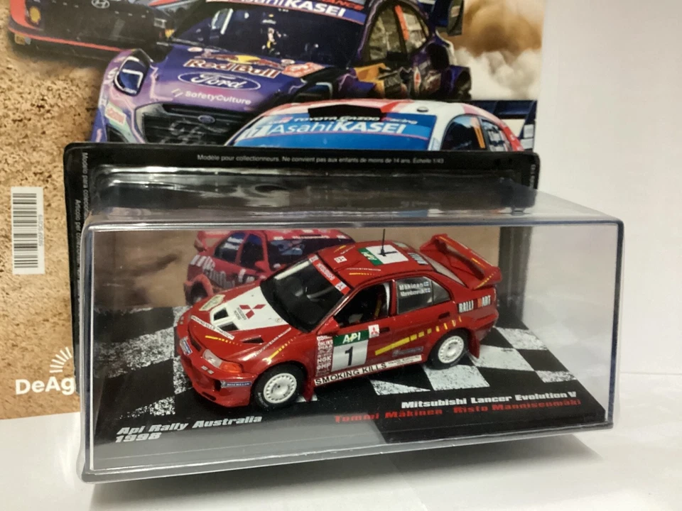 IXO MITSUBISHI LANCER EVOLUTION RALLY AUSTRALIA 1998 MAKINEN 1/43 + Booklet - Immagine 2 di 4